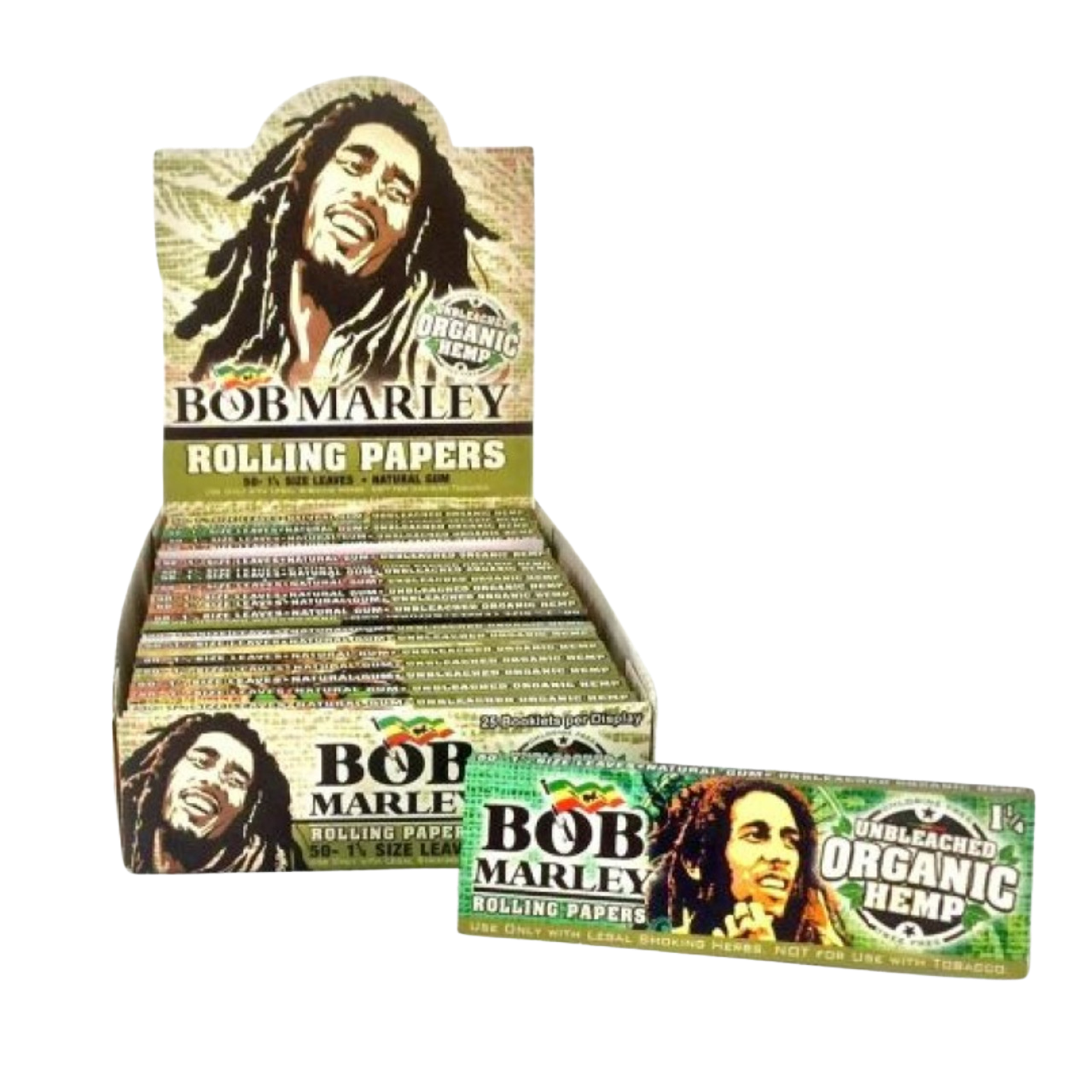 Bob Marley Hemp Rolling Papers